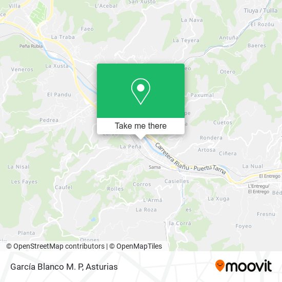 García Blanco M. P map