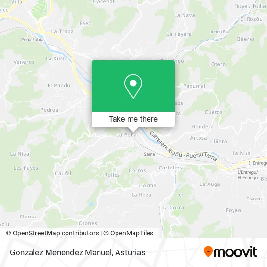 Gonzalez Menéndez Manuel map
