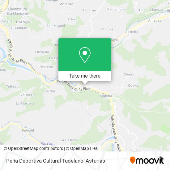 Peña Deportiva Cultural Tudelano map