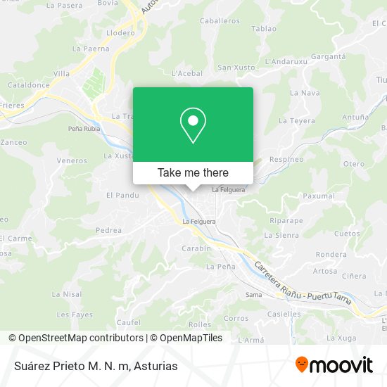 Suárez Prieto M. N. m map