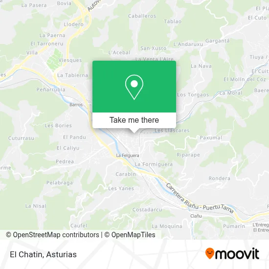 El Chatin map