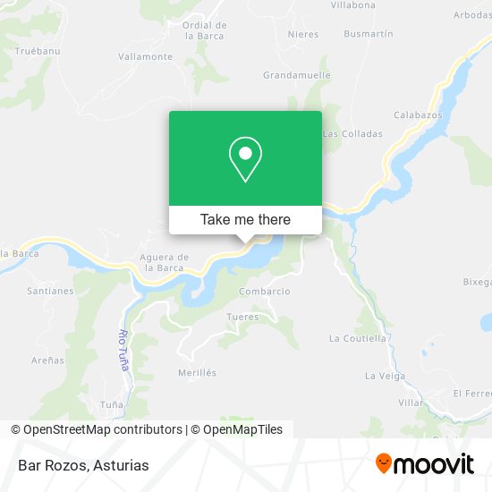 Bar Rozos map