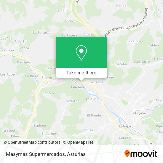 Masymas Supermercados map