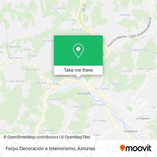 Ferpo Decoración e Interiorismo map