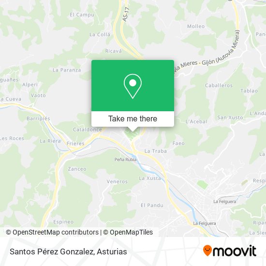 Santos Pérez Gonzalez map