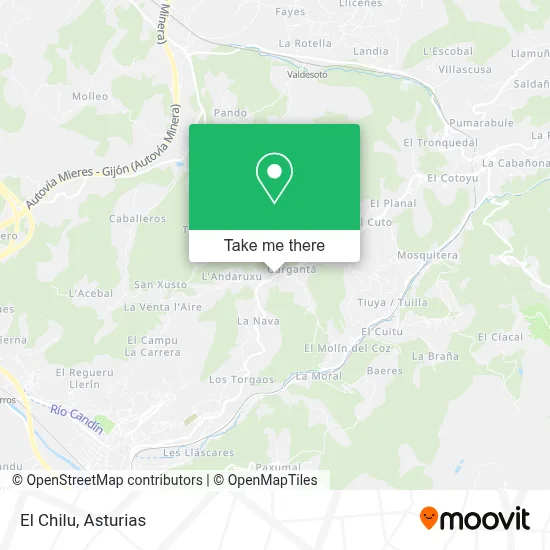 El Chilu map