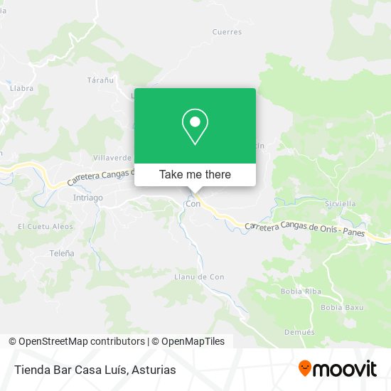 Tienda Bar Casa Luís map