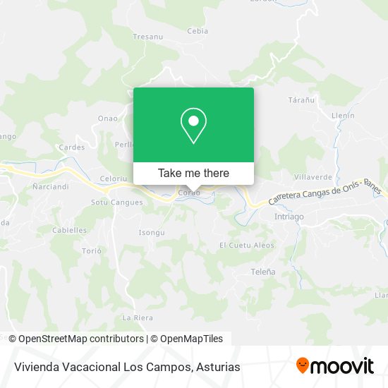 Vivienda Vacacional Los Campos map
