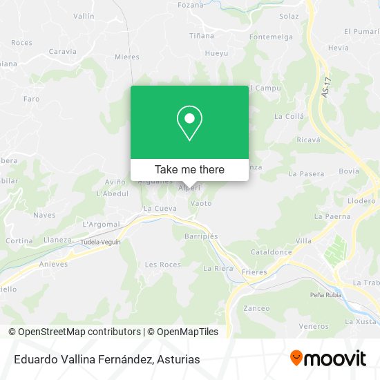 Eduardo Vallina Fernández map