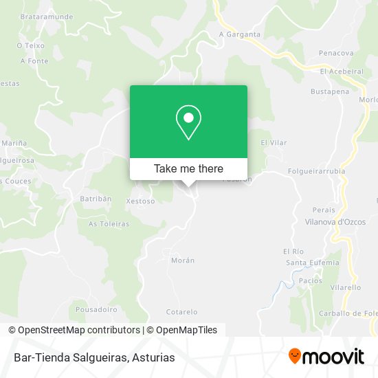 Bar-Tienda Salgueiras map