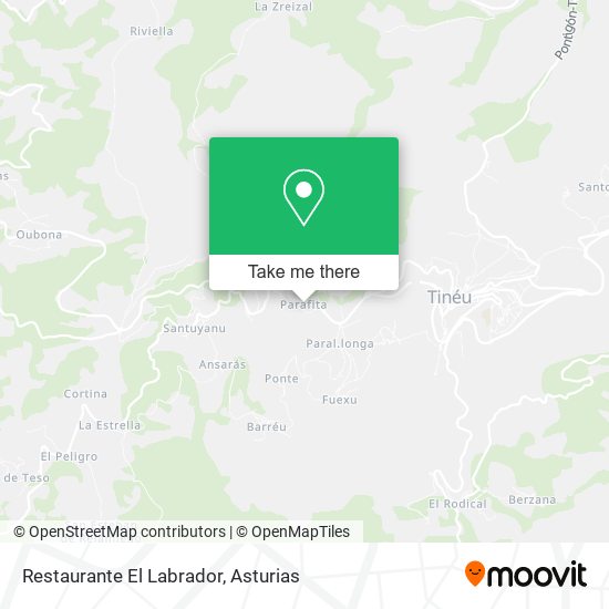 Restaurante El Labrador map