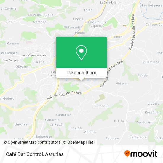 Café Bar Control map