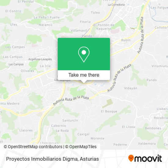 Proyectos Inmobiliarios Digma map
