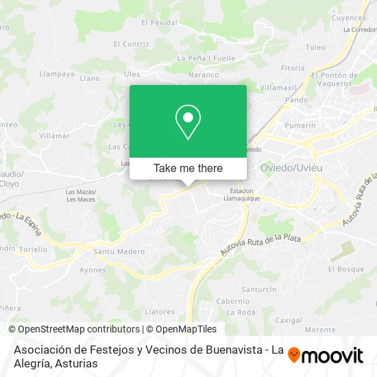 Asociación de Festejos y Vecinos de Buenavista - La Alegría map