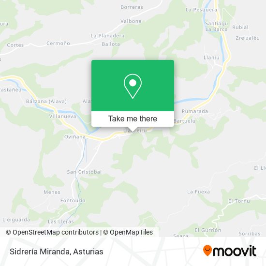 Sidrería Miranda map