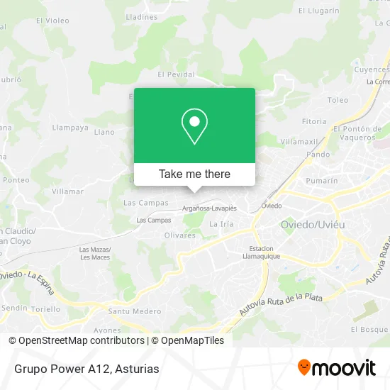Grupo Power A12 map