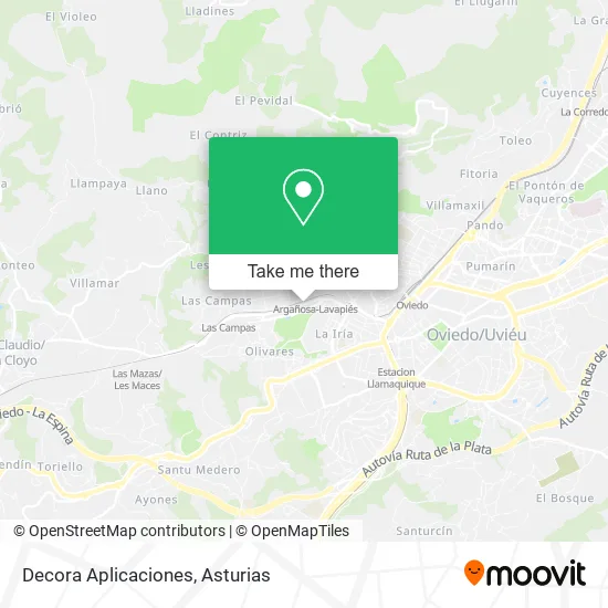 Decora Aplicaciones map
