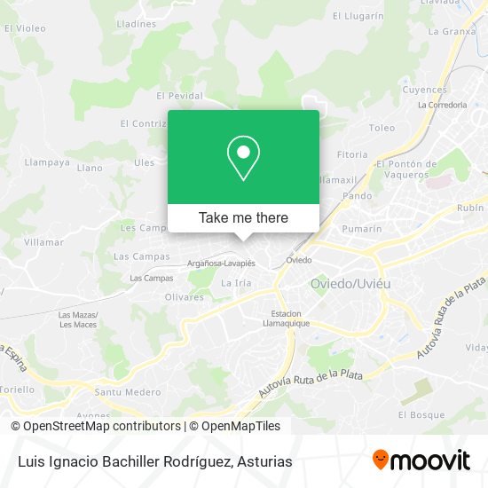 mapa Luis Ignacio Bachiller Rodríguez