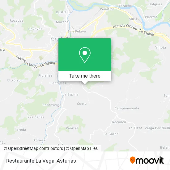 Restaurante La Vega map