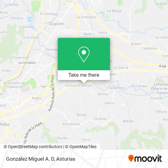 González Miguel A. D map