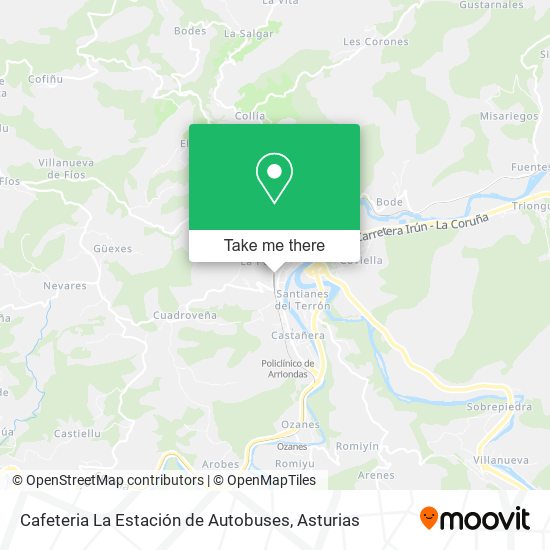 Cafeteria La Estación de Autobuses map