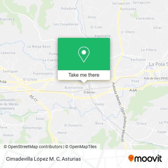 Cimadevilla López M. C map