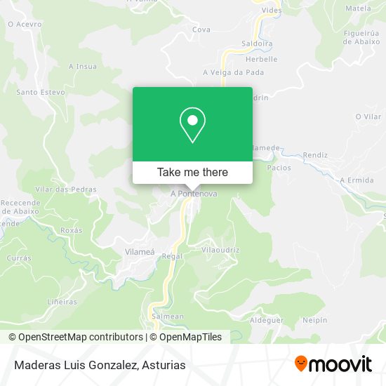 Maderas Luis Gonzalez map