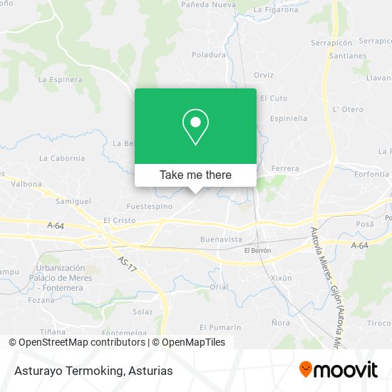 Asturayo Termoking map