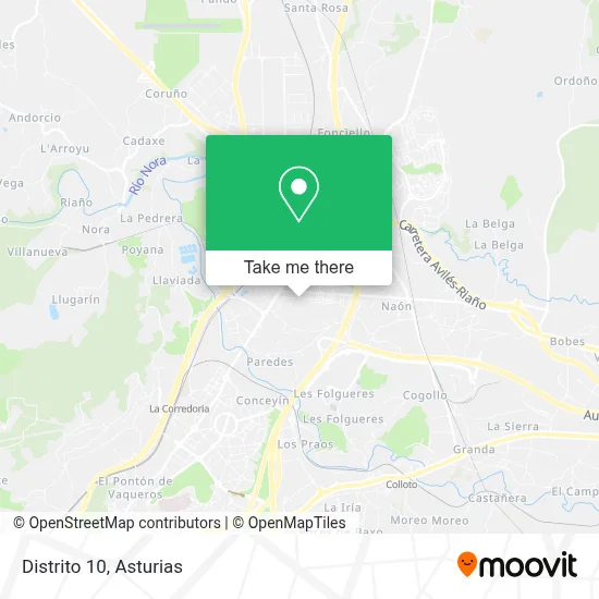 Distrito 10 map