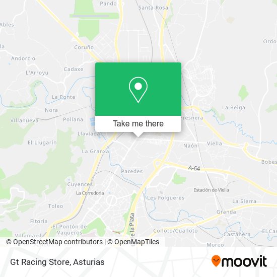 Gt Racing Store map