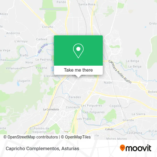 Capricho Complementos map