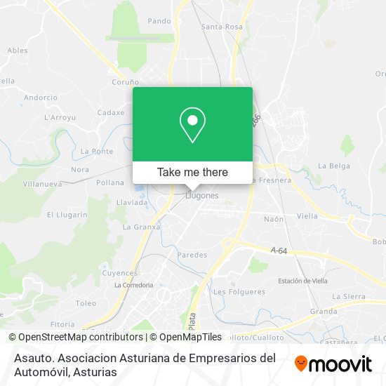 Asauto. Asociacion Asturiana de Empresarios del Automóvil map