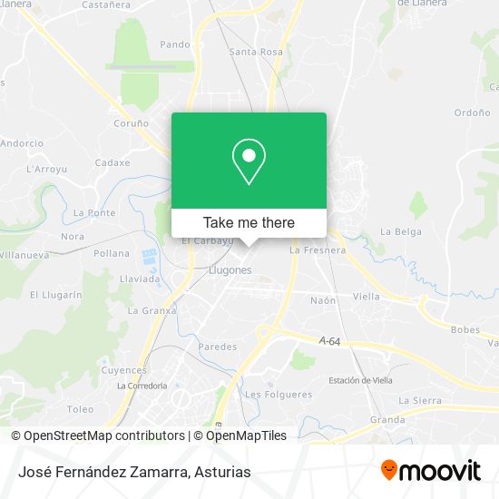 José Fernández Zamarra map