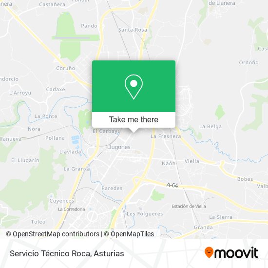 Servicio Técnico Roca map