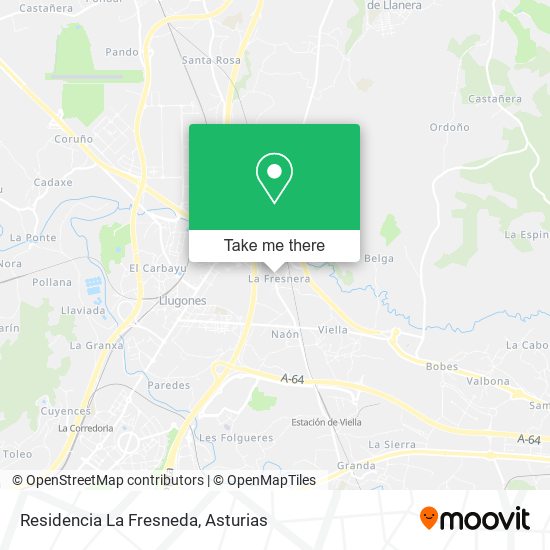 Residencia La Fresneda map