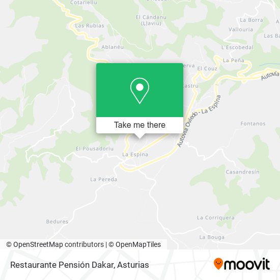 Restaurante Pensión Dakar map