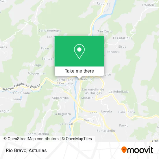 Rio Bravo map