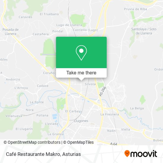 Café Restaurante Makro map