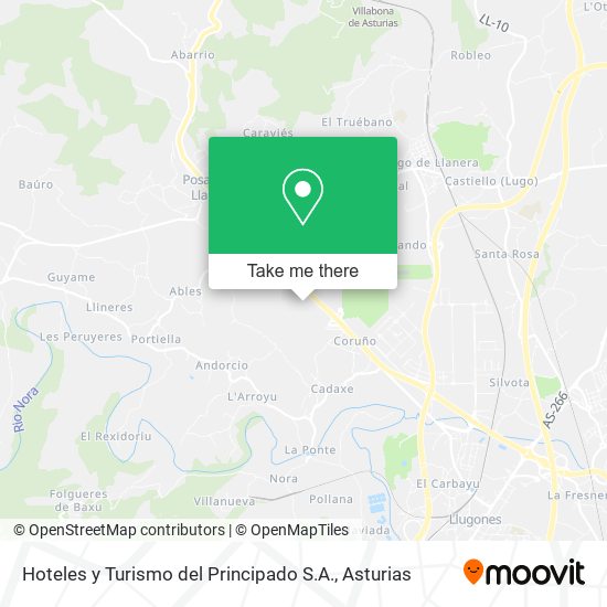 Hoteles y Turismo del Principado S.A. map