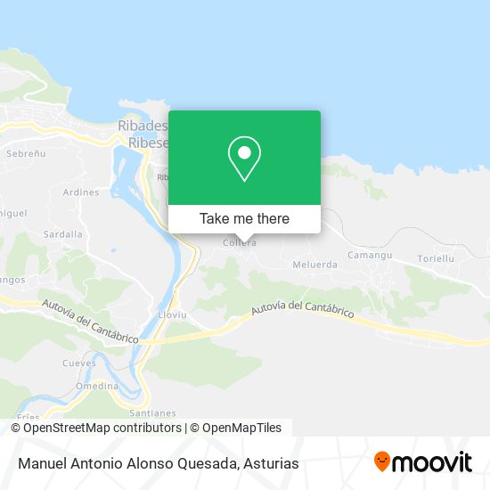 Manuel Antonio Alonso Quesada map