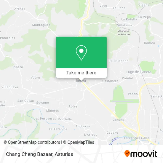 Bazar Chang Cheng map