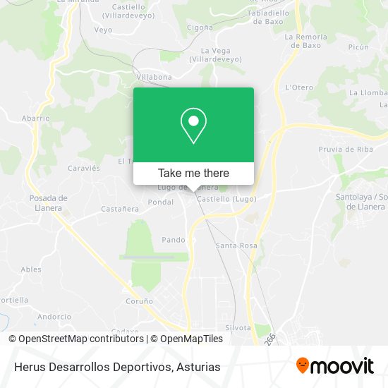 Herus Desarrollos Deportivos map