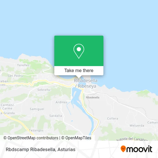 Rbdscamp Ribadesella map