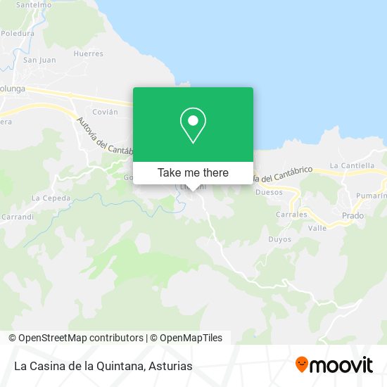 La Casina de la Quintana map