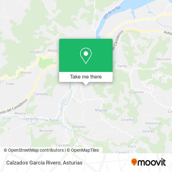 Calzados García Rivero map