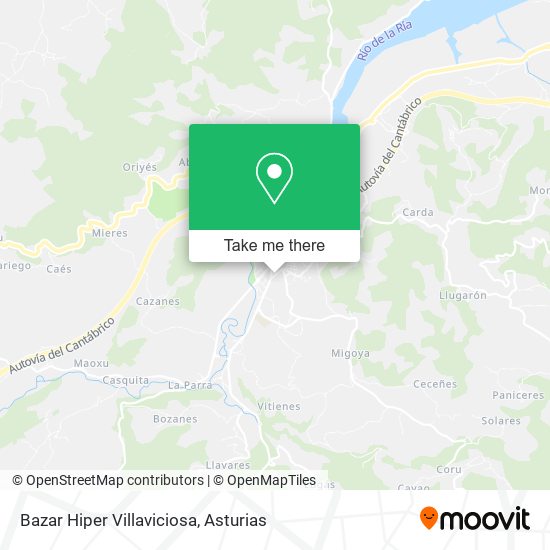 Bazar Hiper Villaviciosa map