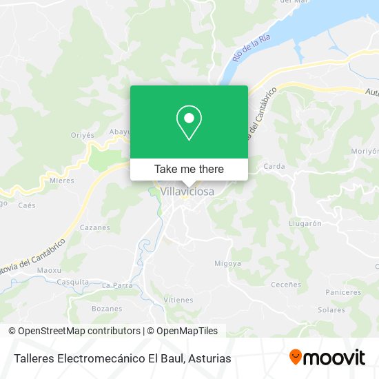 Talleres Electromecánico El Baul map
