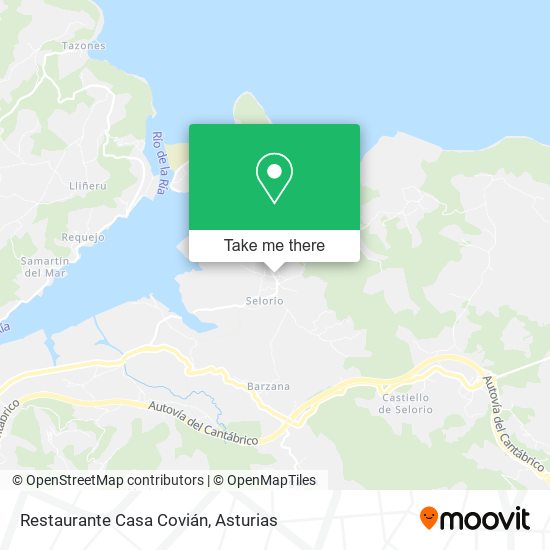Restaurante Casa Covián map