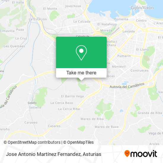 Jose Antonio Martínez Fernandez map