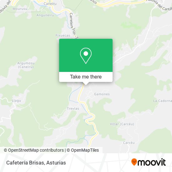 Cafetería Brisas map